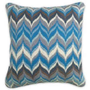 Shop for home decor online - Jonathan Adler Bargello Pillow Flame Blue Grey.jpg